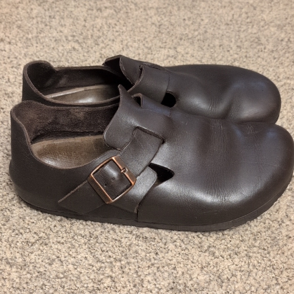 Birkenstock Brown Leather London Shoes